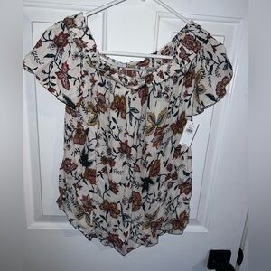 Floral Print Women's Top